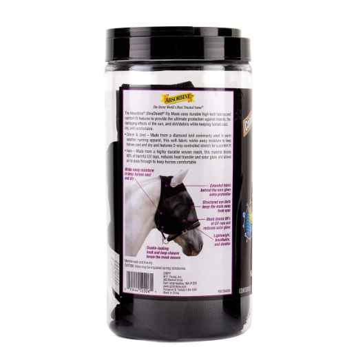 Picture of ULTRASHIELD HORSE WARMBLOOD FLY MASK without Ears