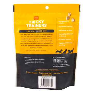 Show details for TREAT CANINE CLOUD STAR TRICKY TRAINERS CRUNCHY Cheddar - 8oz / 227g Picture of TREAT CANINE CLOUD STAR TRICKY TRAINERS CRUNCHY Cheddar - 8oz / 227g