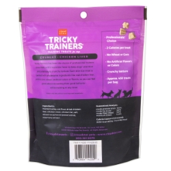 Picture of CLOUD STAR TRICKY TRAINERS CRUNCHY Grain Free Dog Training Treats - Liver - 8oz/227g
