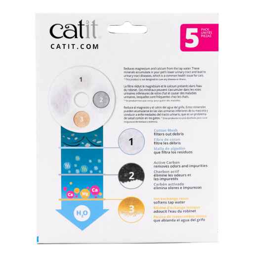 Picture of CATIT TRIPLE ACTION FOUNTAIN FILTER - 5 pack