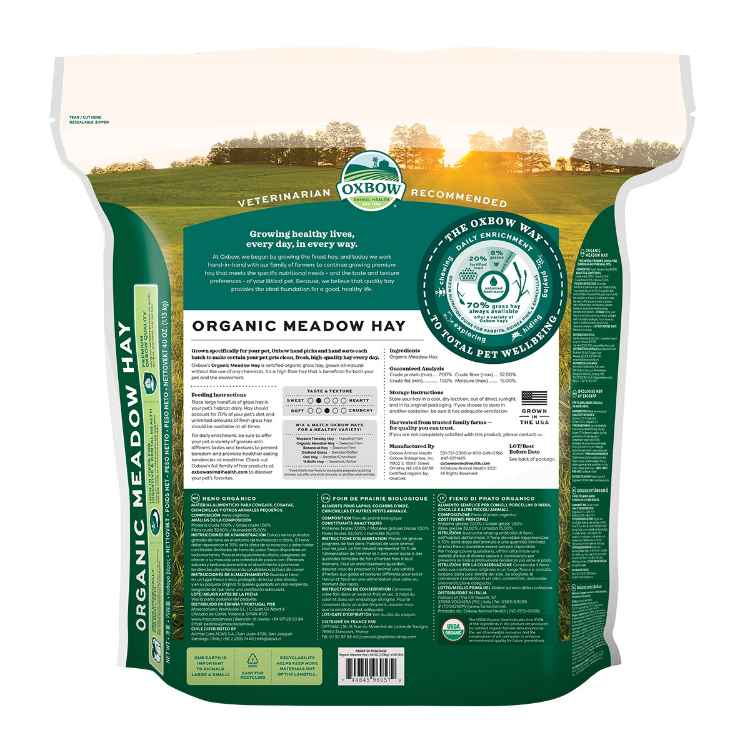Picture of OXBOW ORGANIC MEADOW HAY - 1.13kg/40oz