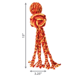 Picture of TOY DOG KONG Wubba Weaves with Rope Assorted Colors - Large