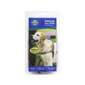 Picture of EASY WALK DELUXE NO PULL HARNESS Med/Large - Steel Grey