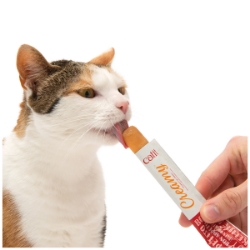 Picture of CATIT CREAMY LICKABLES Value Pack - Salmon Flavor – 12 x 15g tubes