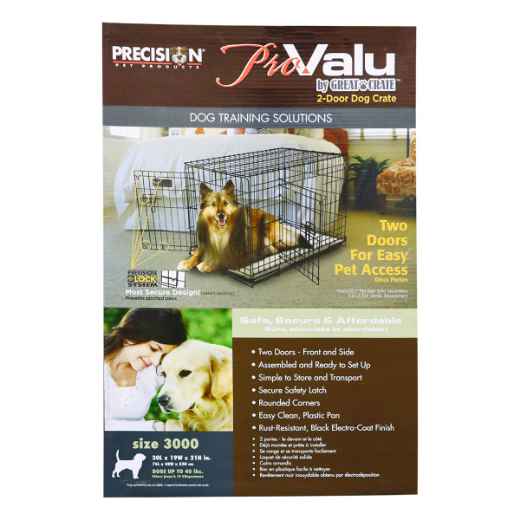 Picture of PRECISION PROVALU 3000 WIRE CRATE 2 door - 30in x 19in x 21in