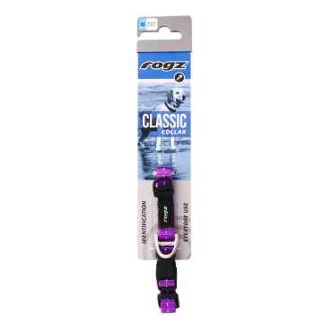 Show details for COLLAR CANINE ROGZ UTILITY FIREFLY Purple - 3/8in x 6-8.5in Picture of COLLAR CANINE ROGZ UTILITY FIREFLY Purple - 3/8in x 6-8.5in