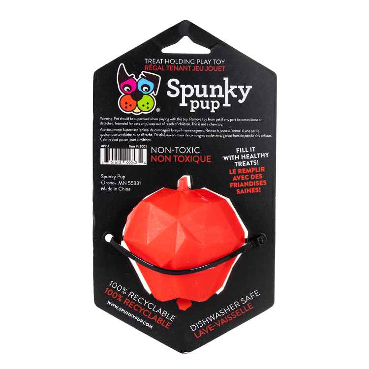 Picture of TOY DOG SPUNKY PUP Treat Holding Toy - Apple