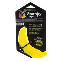 Picture of SPUNKY PUP Dishwasher-Safe Treat Holding Dog Play Toy - Banana