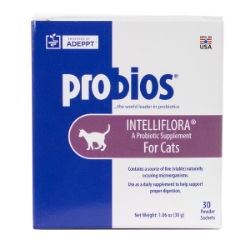 Picture of PROBIOS INTELLIFLORA PROBIOTIC POWDER for CATS - 30 x 1g