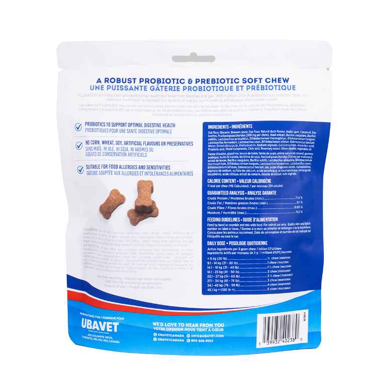 Picture of UBAVET FLORADOX PROBIOTIC SOFT CHEWS - 90s