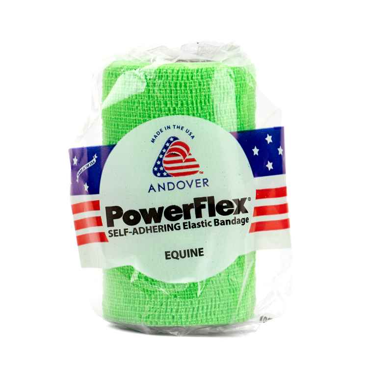 Picture of POWERFLEX EQUINE BANDAGE Neon Green - 4in x 5yds 