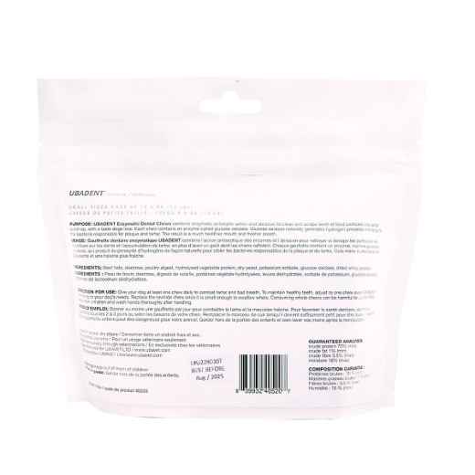 Picture of UBADENT ENZYMATIC DENTAL CHEWS for SMALL DOGS - 18s