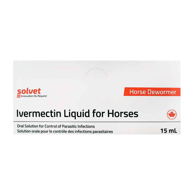 Picture of IVERMECTIN LIQUID ANTIPARASITIC for HORSES- 25 x 15ml syringes