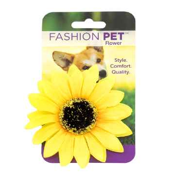 Show details for CANINE SUNFLOWER NECK WEAR YELLOW - Medium/Large Picture of CANINE SUNFLOWER NECK WEAR YELLOW - Medium/Large