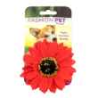 Picture of CANINE SUNFLOWER NECK WEAR RED - Medium/Large