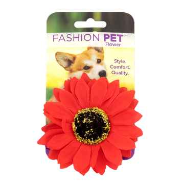 Show details for CANINE SUNFLOWER NECK WEAR RED - Medium/Large Picture of CANINE SUNFLOWER NECK WEAR RED - Medium/Large