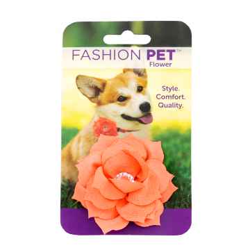 Show details for CANINE POSIE NECK WEAR CORAL - Medium/Large Picture of CANINE POSIE NECK WEAR CORAL - Medium/Large