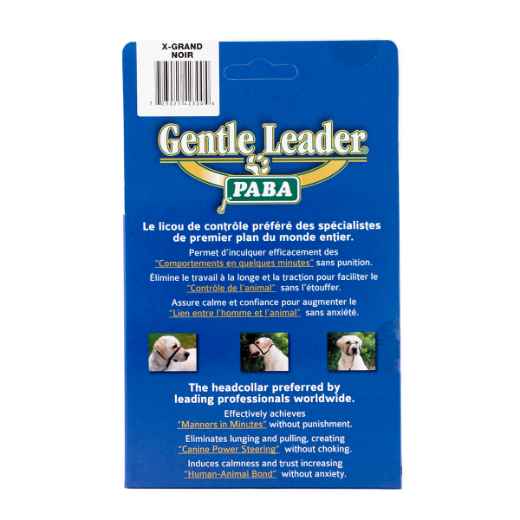 Picture of GENTLE LEADER CANINE ADJUSTABLE HEADCOLLAR Black - X Large