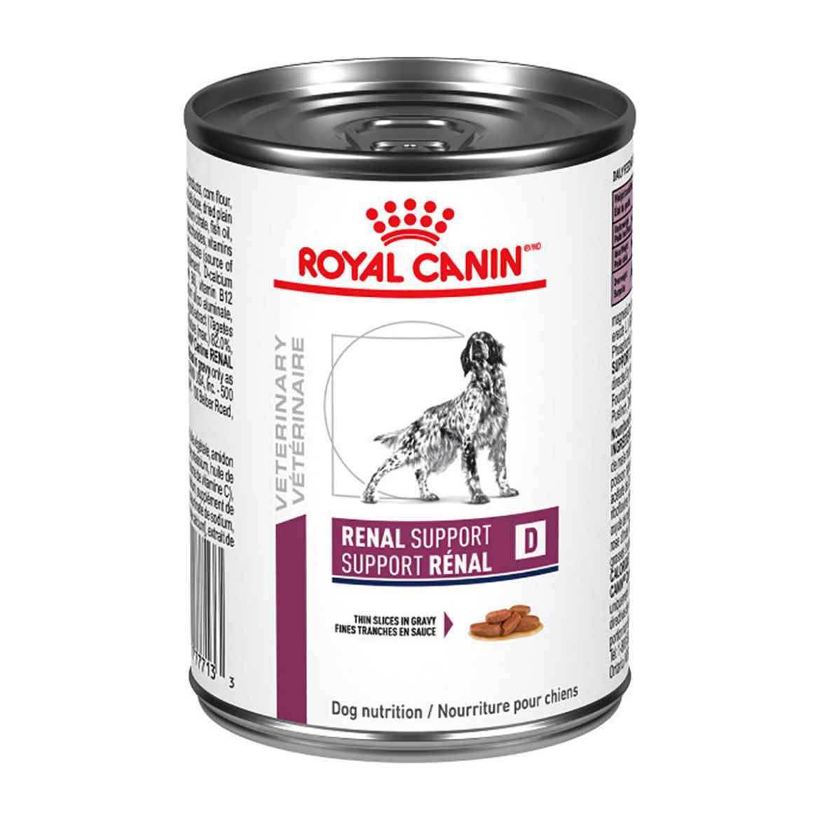 Picture of CANINE RC RENAL SUPPORT D THIN SLICES in GRAVY - 12 x 370gm cans