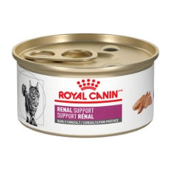 Picture of Royal Canin Veterinary Diet RENAL SUPPORT EARLY CONSULT Loaf Wet Cat Food - 24 X 85gm cans