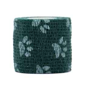 Show details for PETWRAP BANDAGE Green Paw Pattern - 2in x 5yds Picture of PETWRAP BANDAGE Green Paw Pattern - 2in x 5yds