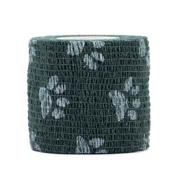 Picture of PETWRAP BANDAGE Green Paw Pattern - 2in x 5yds