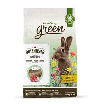 Picture of LIVING WORLD GREEN BOTANICALS Adult Rabbit FOOD - 2.75kg/6lb