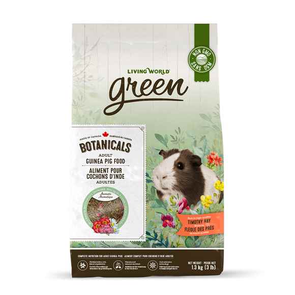 Picture of LIVING WORLD GREEN BOTANICALS Adult Guinea Pig FOOD - 1.36kg/3lb