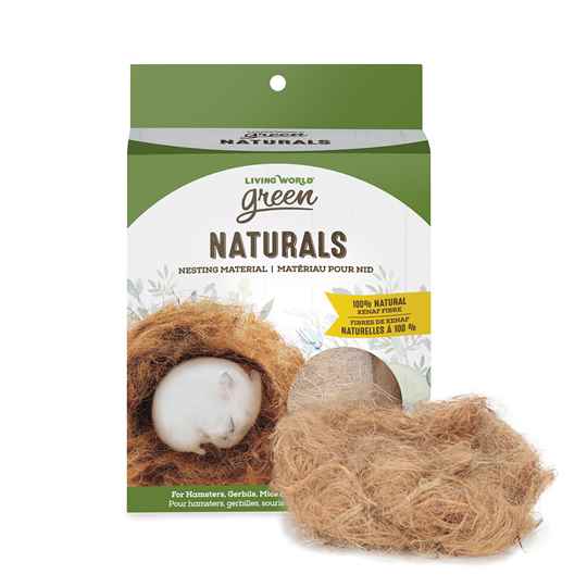 Picture of LIVING WORLD GREEN NATURALS NESTING MATERIAL Kenaf Fibre - 40g/1.4oz