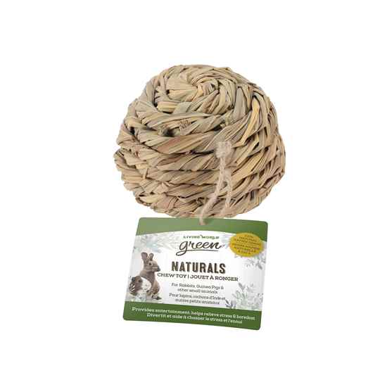 Picture of LIVING WORLD GREEN NATURALS CHEW TOY - Ball