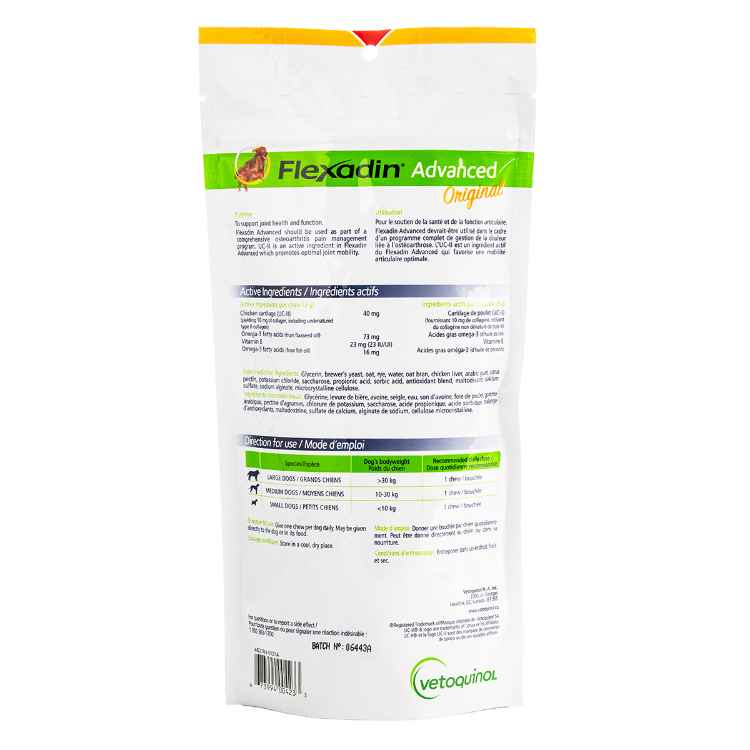 Picture of FLEXADIN ADVANCED CANINE ORIGINAL CHEWS - 60's