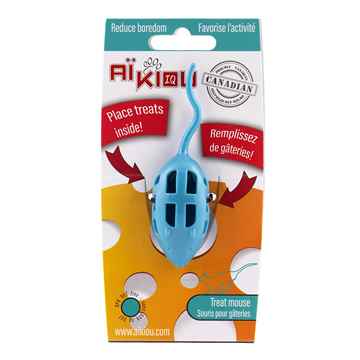 Picture of TOY CAT AIKIOU CAT TREAT MOUSE TOY - Aqua