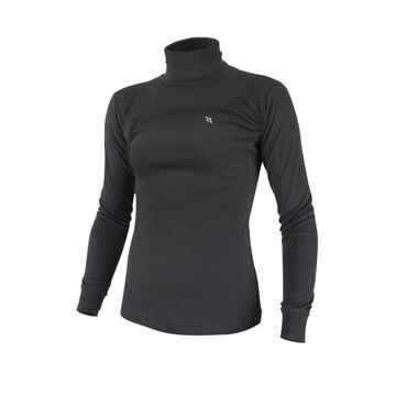 Picture of BACK ON TRACK LADIES POLO NECK SWEATER BLACK MEDIUM