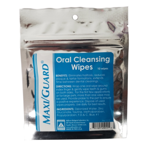 Picture of MAXI GUARD ORAL CLEANSING WIPES - 10/pkg