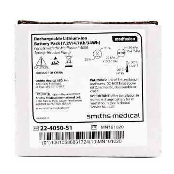 Show details for MEDFUSION 4000 LITHIUM ION REPLACEMENT BATTERY Picture of MEDFUSION 4000 LITHIUM ION REPLACEMENT BATTERY