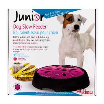 Picture of BOWL AIKIOU CANINE JR INTERACTIVE FEEDER - Pink