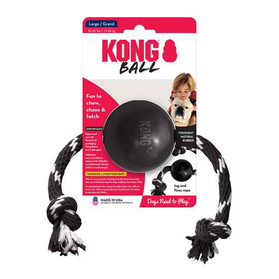 Picture of TOY DOG KONG Extreme Ball with Rope - Large