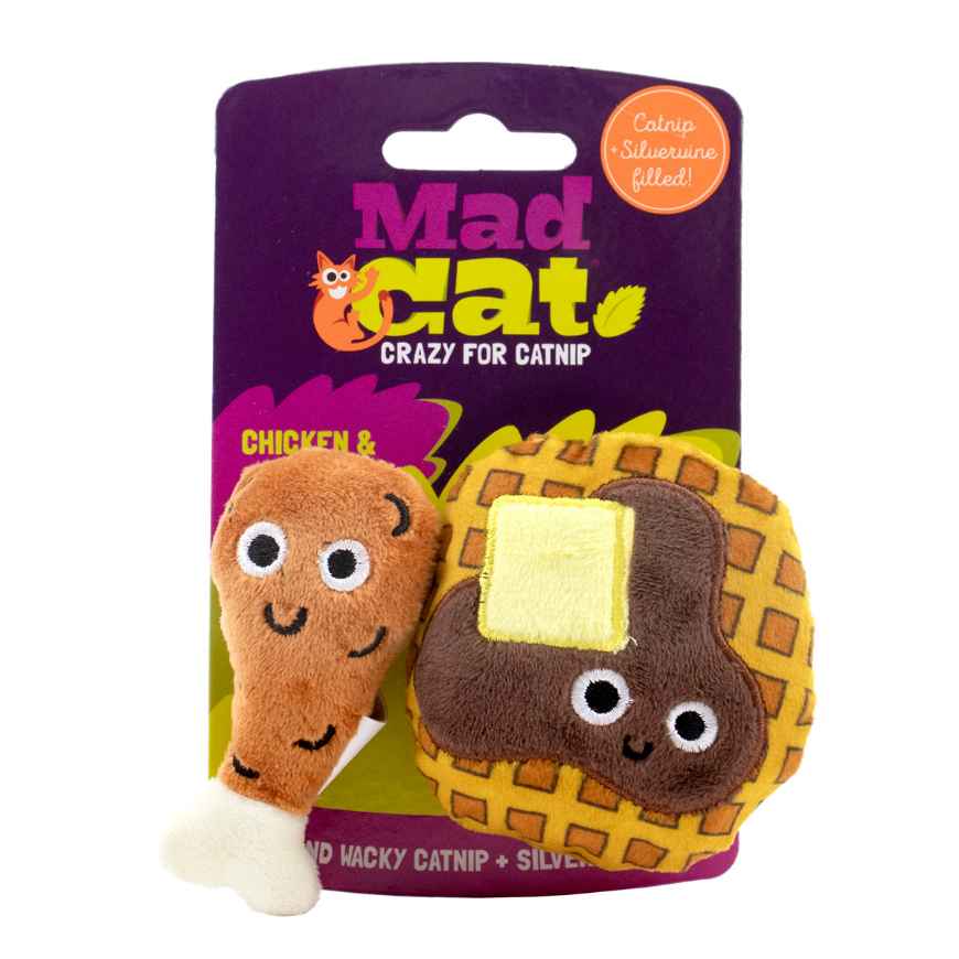 Picture of TOY CAT MAD CAT Chicken and Waffles - 2/pk