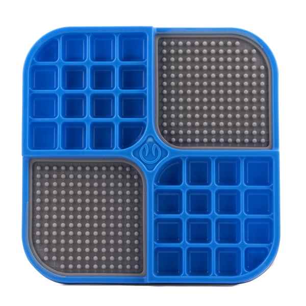 Picture of BOREDOM BUSTERS Blue Duo Slow Feeder and Licking Mat Combo