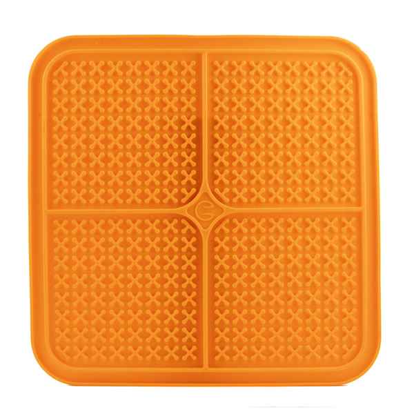 Picture of BOREDOM BUSTERS Orange Indulge Slow Feeder Licking Mat X Large