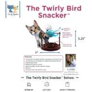 Picture of TOY CAT DOC & PHOEBE TWIRLY BIRD SNACKER