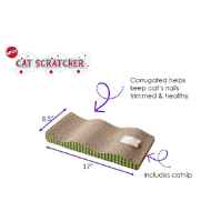 Picture of TOY CAT SPOT Wave Cat Scratcher with Catnip/Silver Vine - 17in