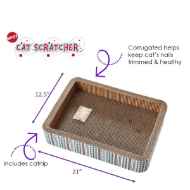 Picture of TOY CAT SPOT Bed Cat Scratcher with Catnip/Silver Vine - 17in
