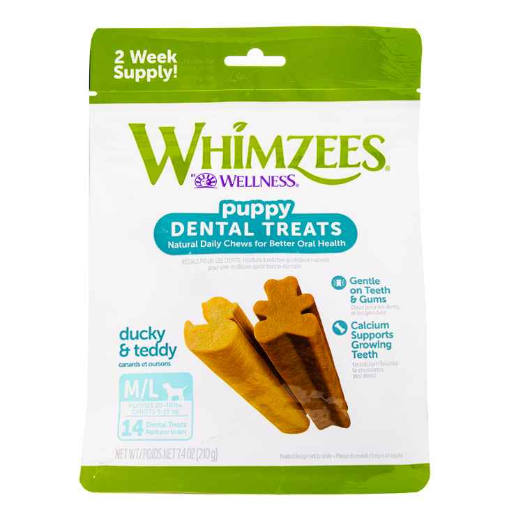Picture of TREAT CANINE Whimzees Dental Puppy Stix Daily Med/Lrg Breed - 14/pk