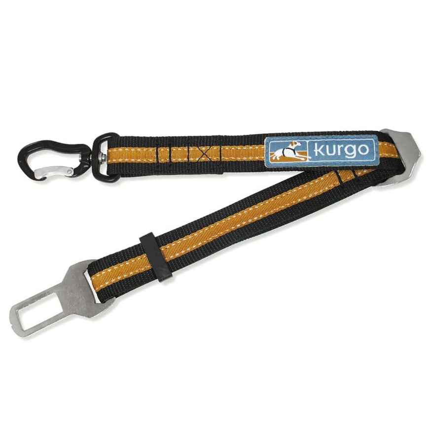 Picture of SEATBELT TETHER KURGO Direct to Seatbelt - Black/Orange