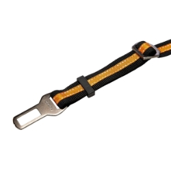 Picture of SEATBELT TETHER KURGO Direct to Seatbelt - Black/Orange