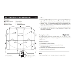 Picture of AUTO SEAT PROTECTOR KURGO Wander Bench - Charcoal