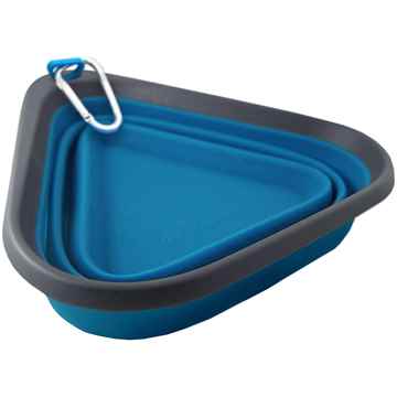 Picture of BOWL KURGO Mash & Stash Collapsible Blue/Charcoal - 6.5oz