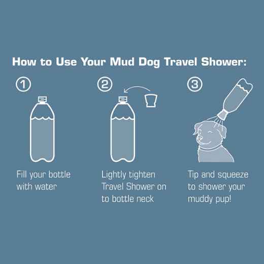 Picture of MUD DOG KURGO Travel Shower - Grass Green