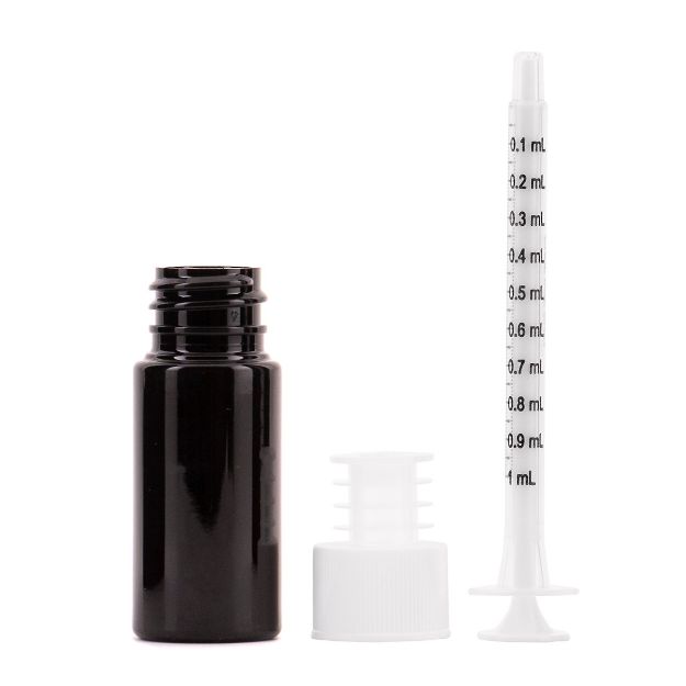 Picture of ORAL MEDICATION 1/2oz DISPENSING KIT w/SCREW CAPS- 10/pk